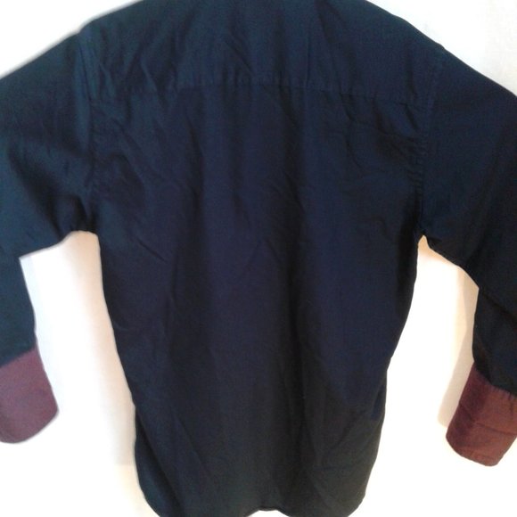PIERRE CARDIN mens med long sleeve button up  shirt Y2K - Picture 8 of 10